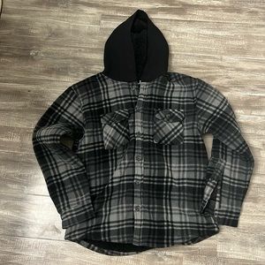 Boys Sherpa lined fleece jacket